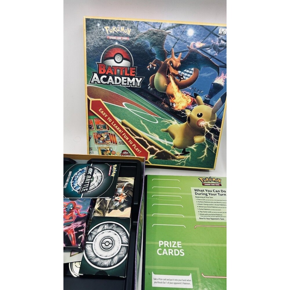 Pokemon Battle Academy + 5 Bonus Built Decks - V/GX Cards, Ready to Play